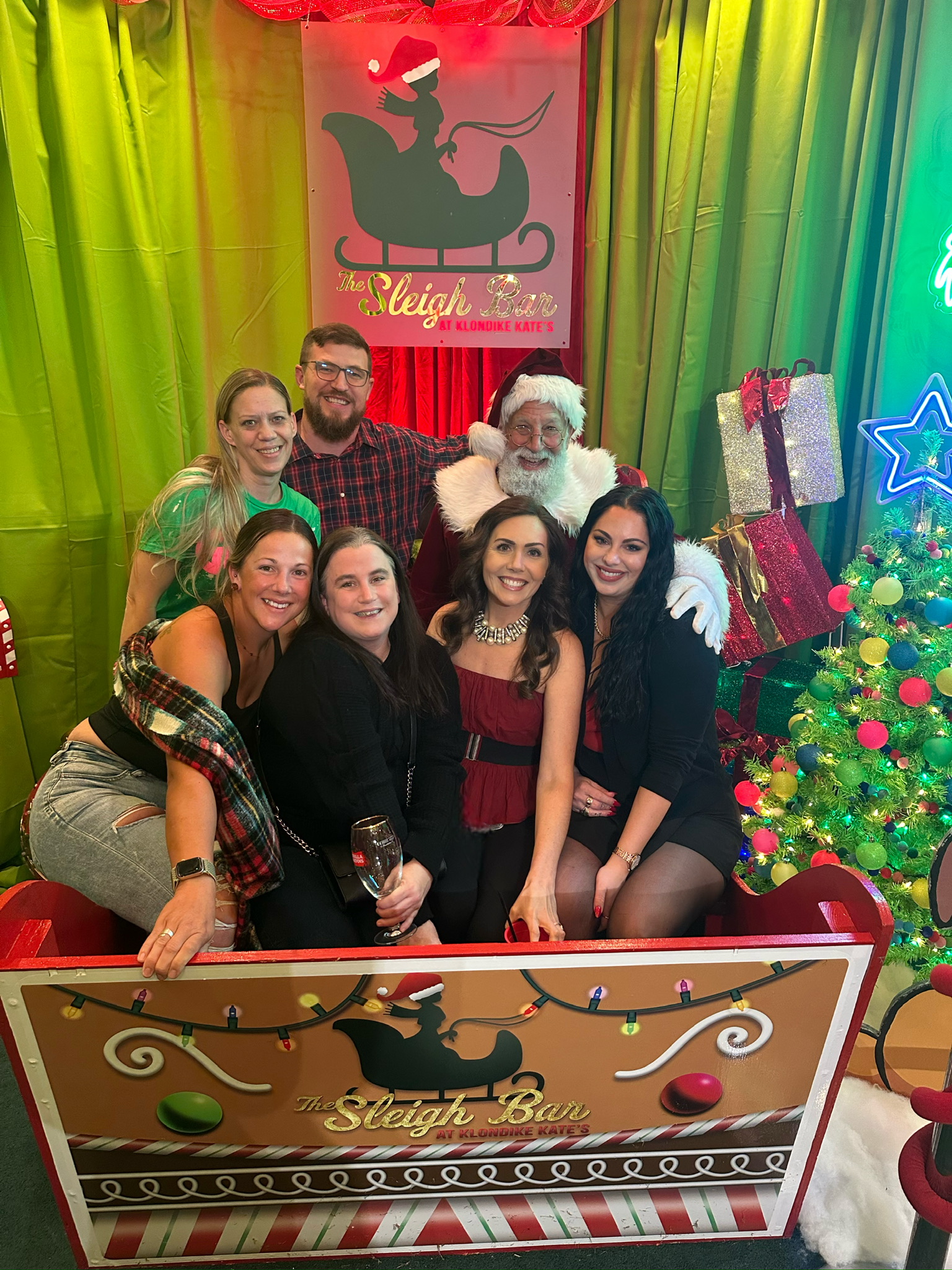 a group of people posing for the camera