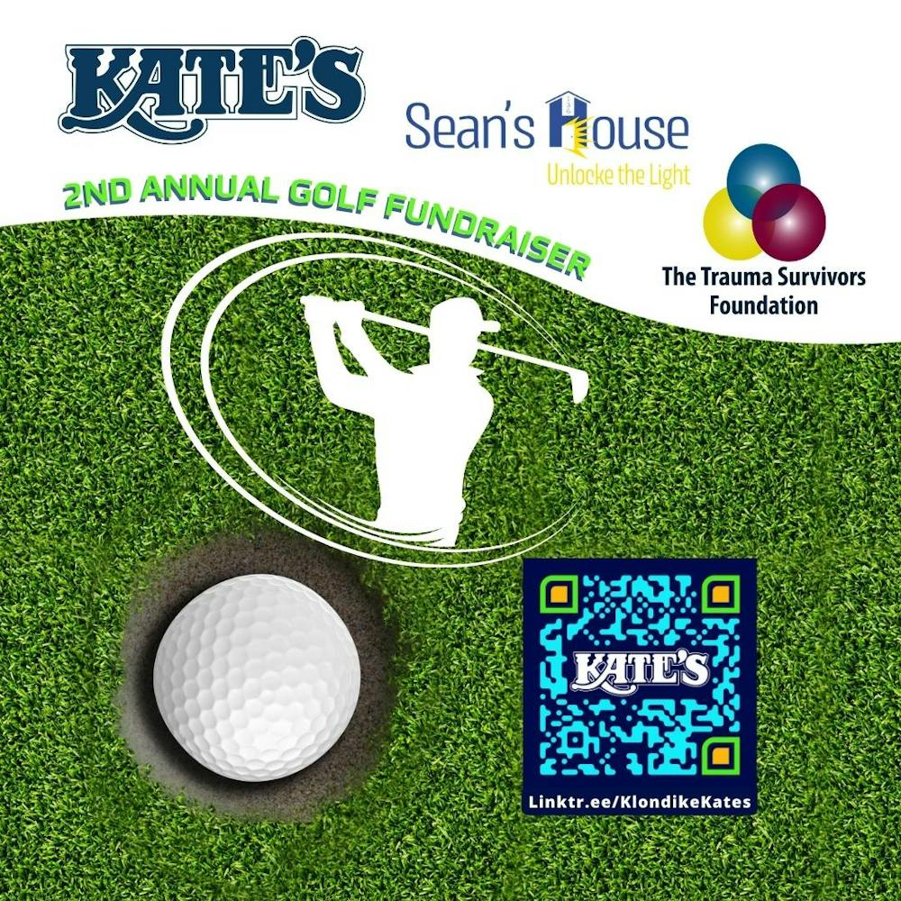 Golf Fundraising Outing Flyer for Klondike Kate's