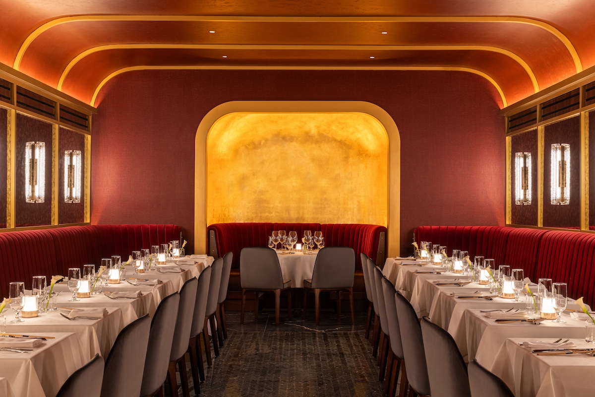 Dining room interior at Philippe Chow Fifth Ave NYC