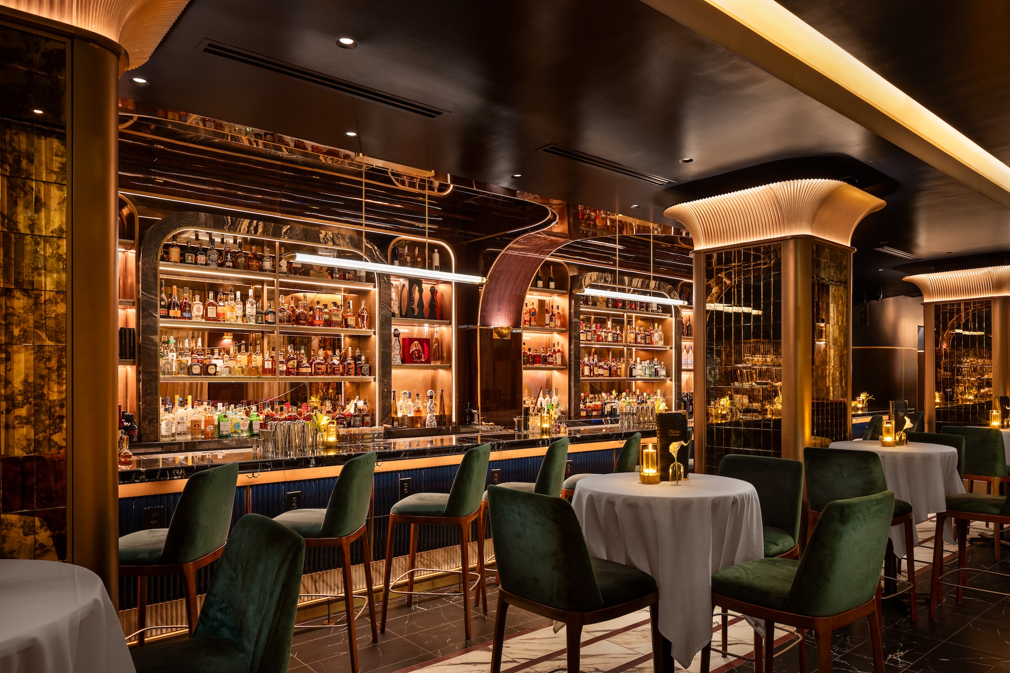 Philippe Chow Nashville interior — bar and lounge