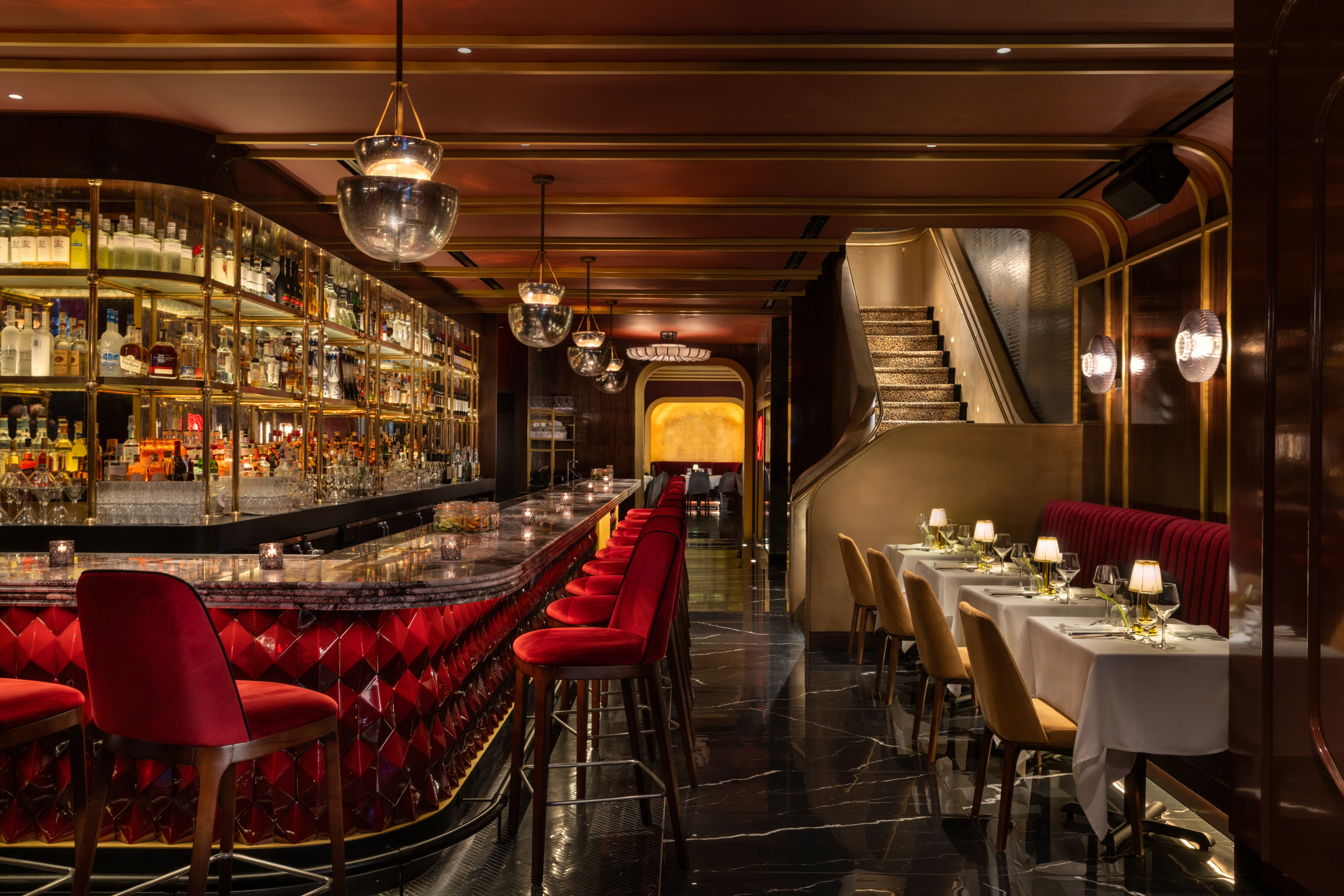 Philippe Chow - Fifth Avenue - Restaurant Interior - Bar and Lounge