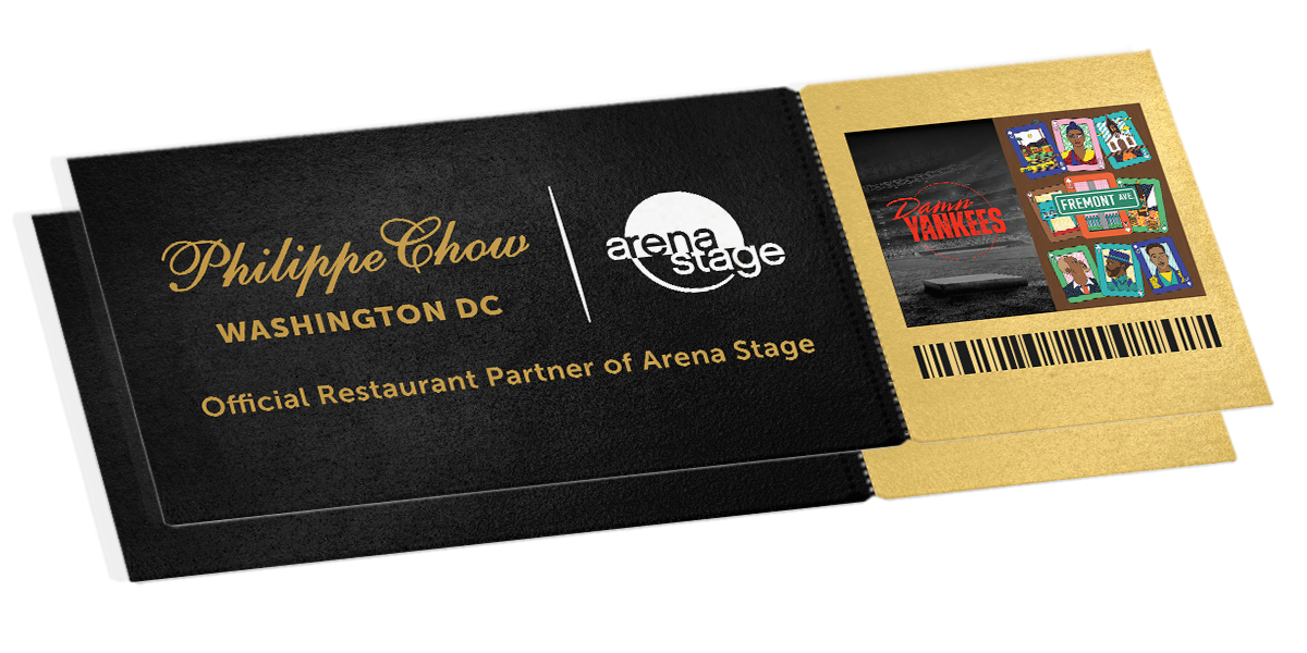 Philippe Chow × Arena Stage ticket artwork