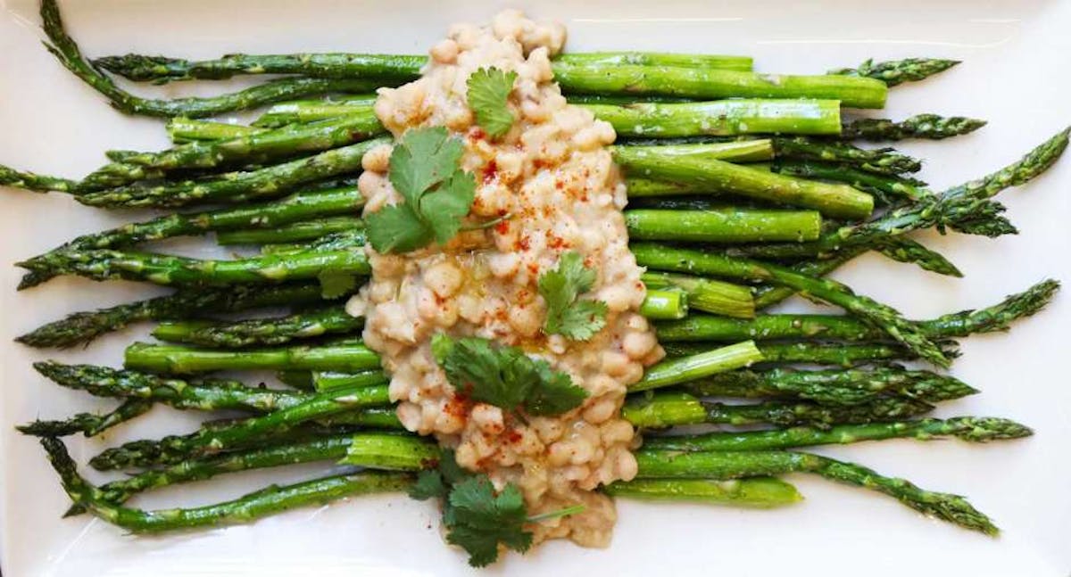 a closeup of a plate of food