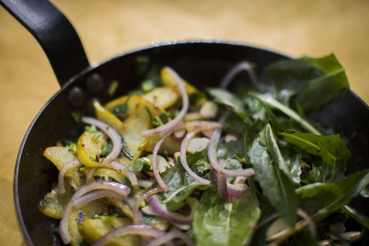 a closeup of a plate of food