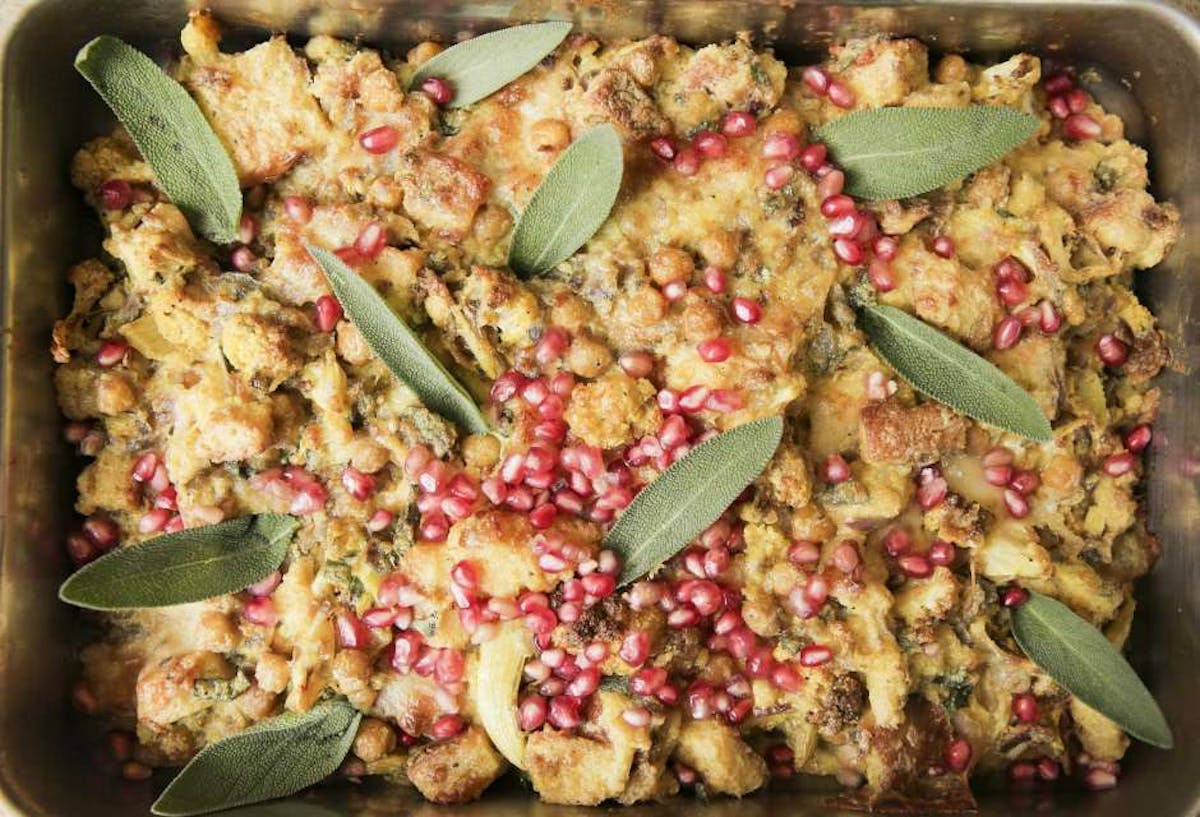 a closeup of a plate of food