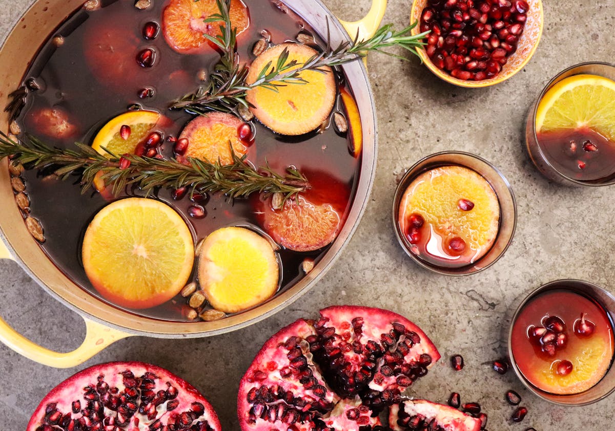 a bowl of fruit on a plate