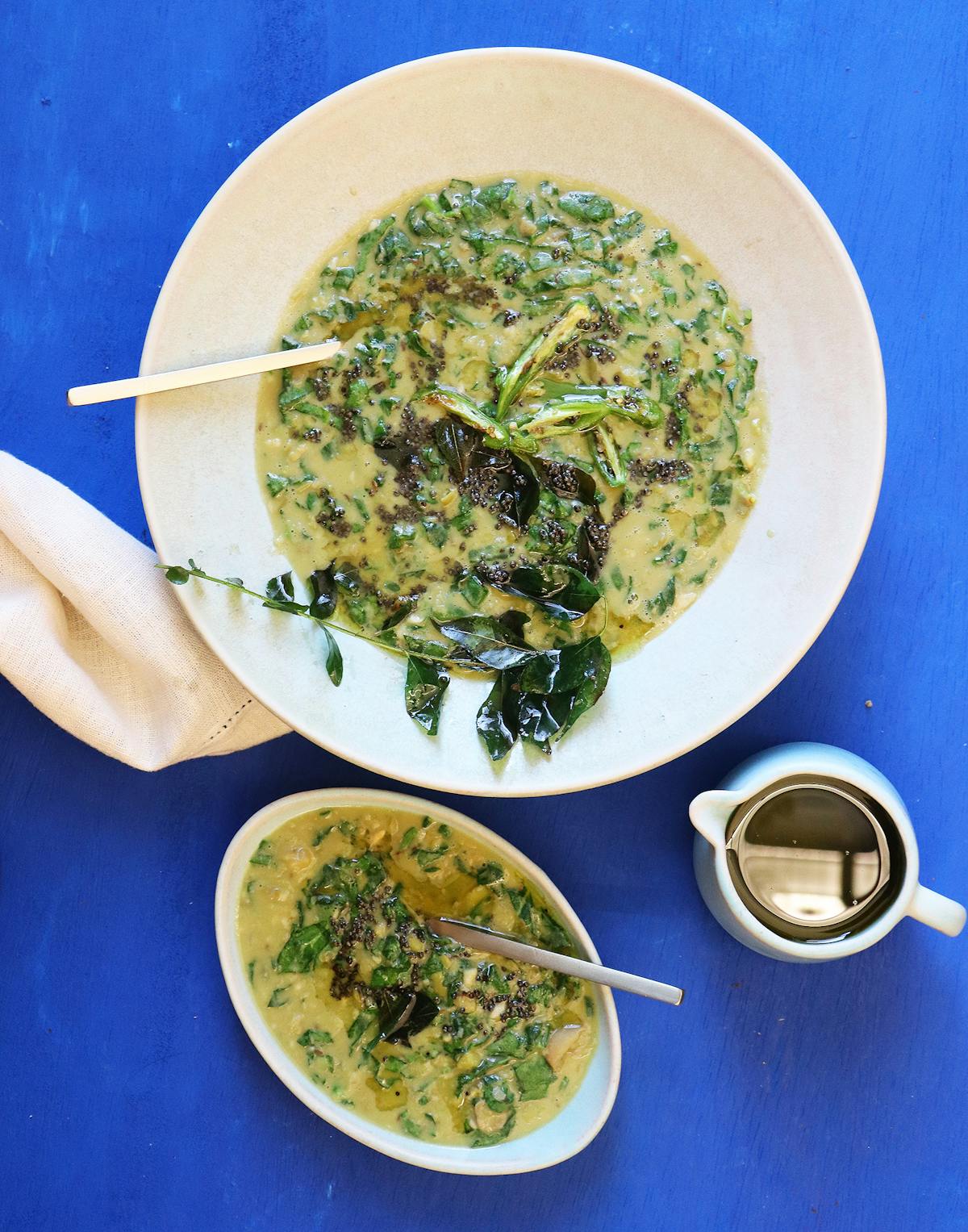 a bowl of food on a plate