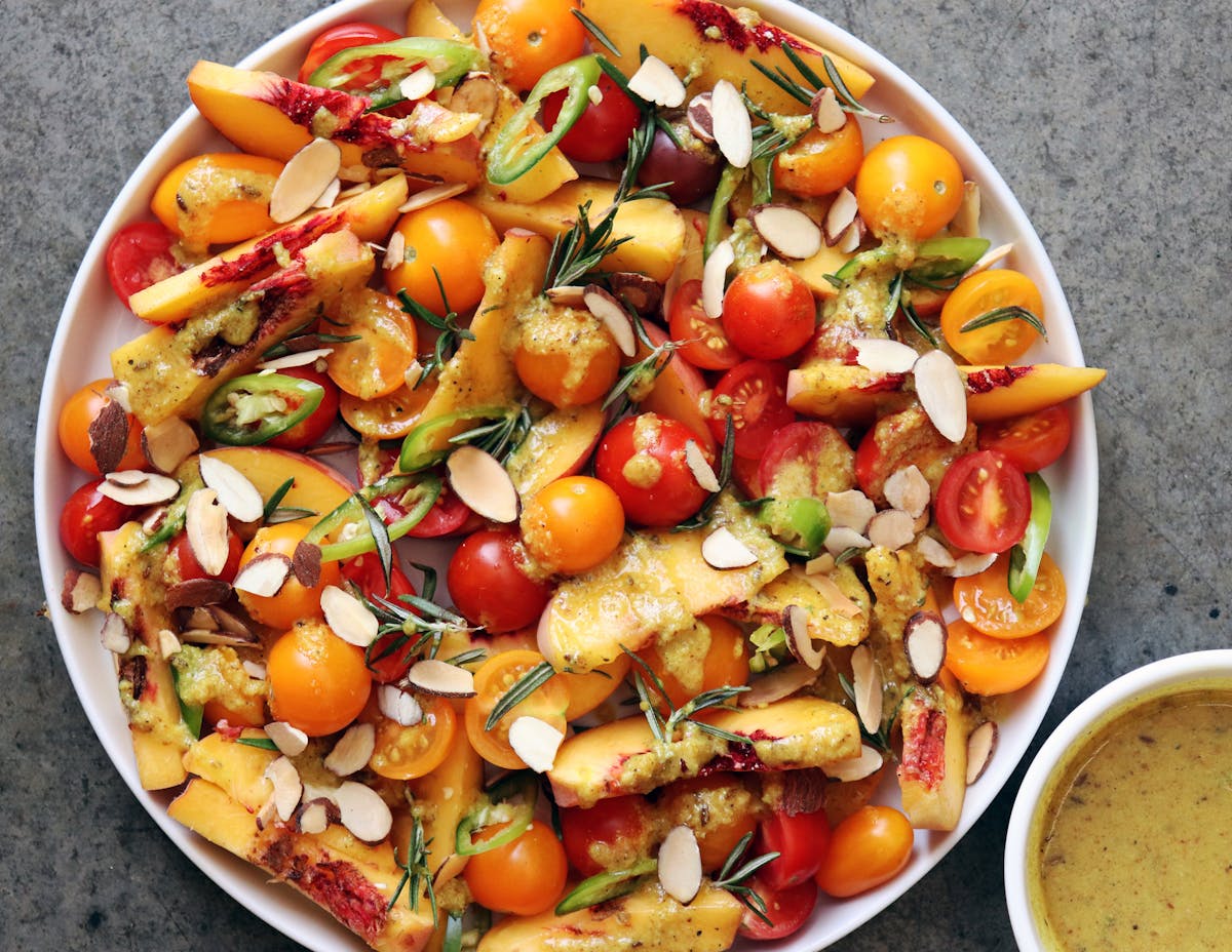 a bowl of food on a plate