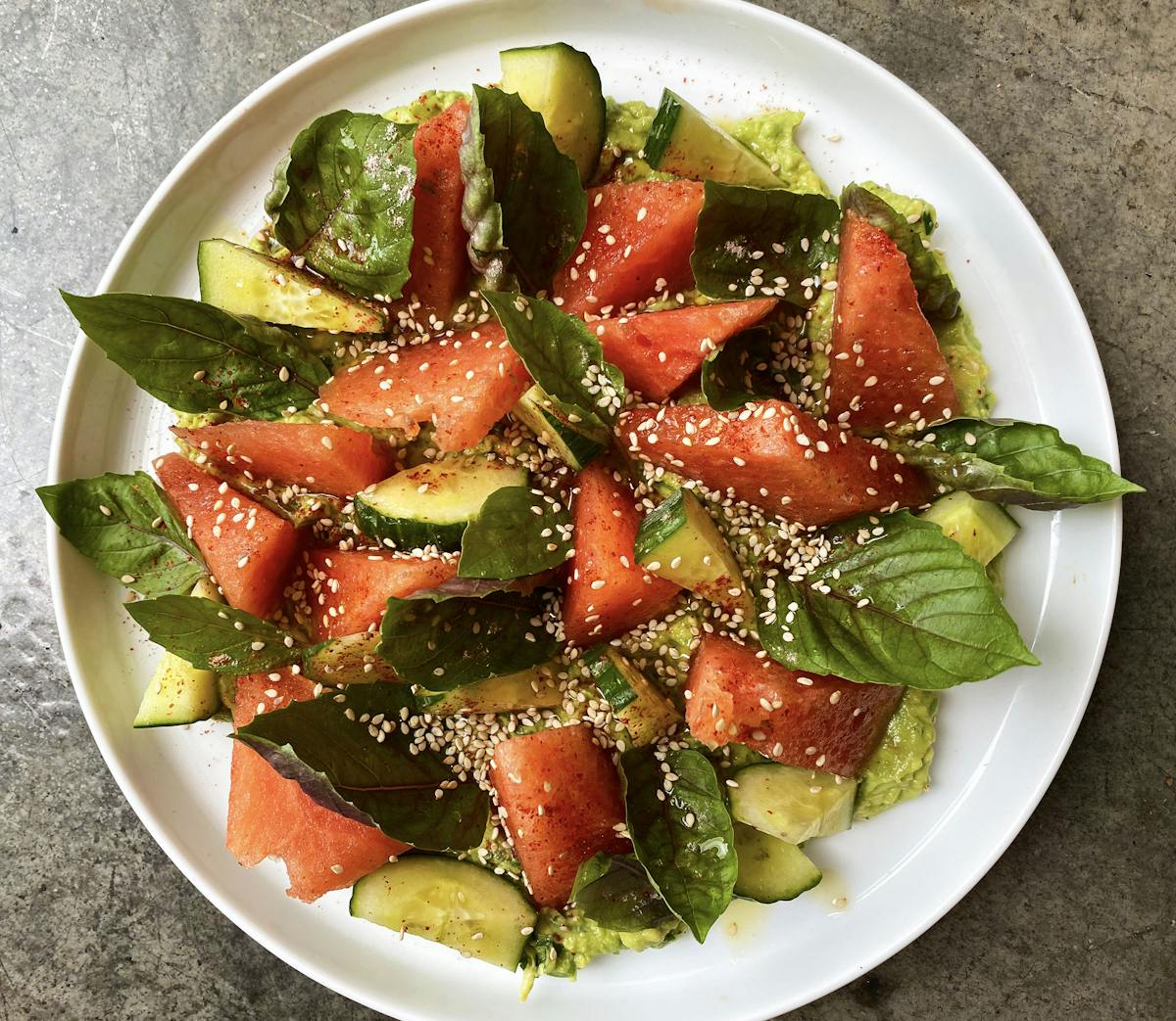 a bowl of food on a plate