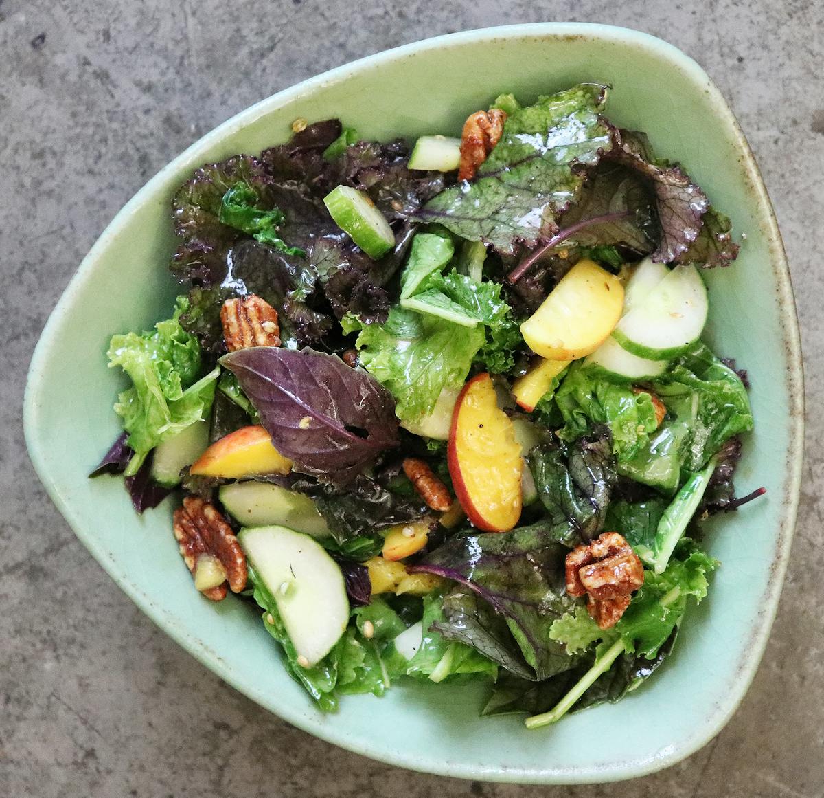a bowl of salad