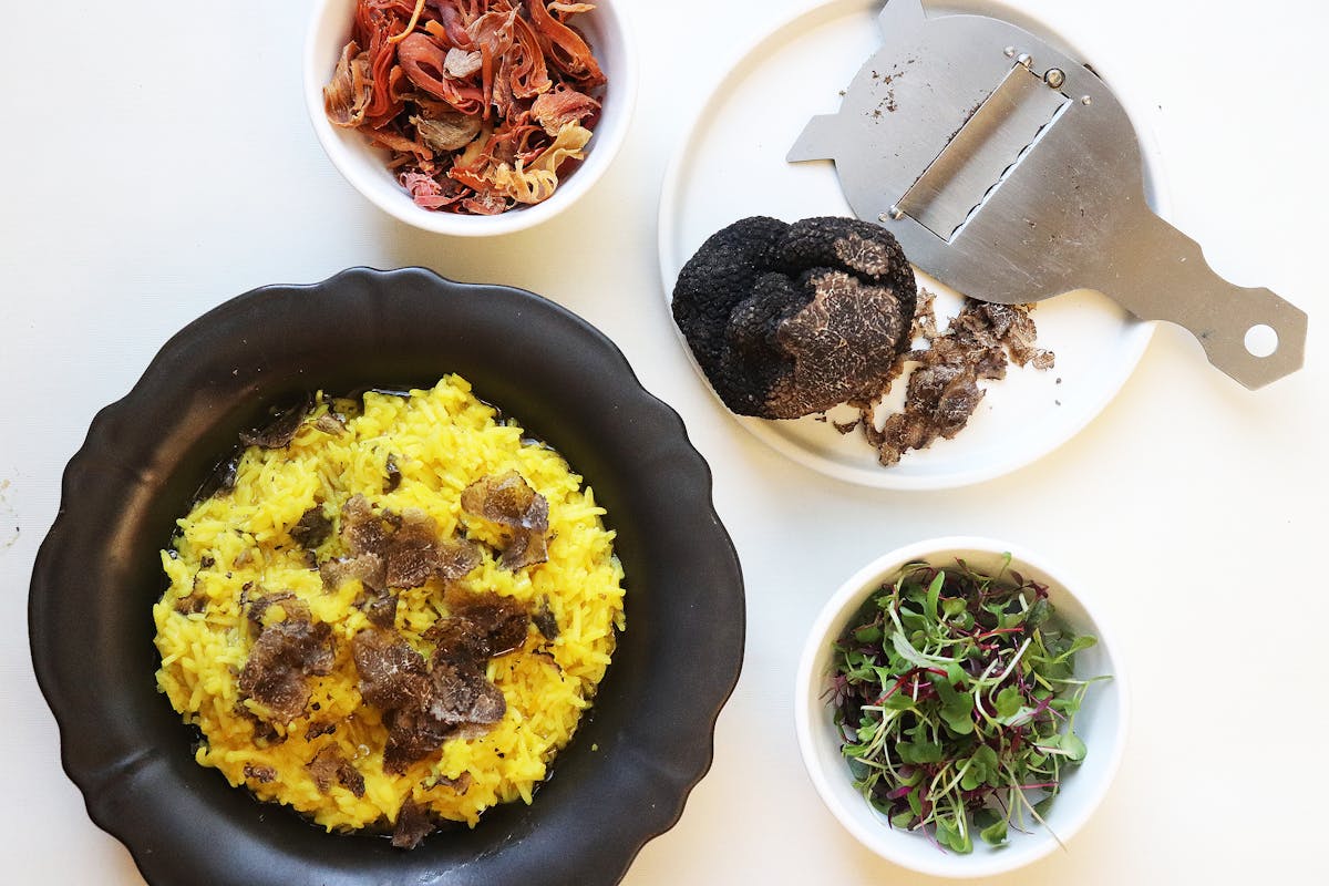 a plate of food
