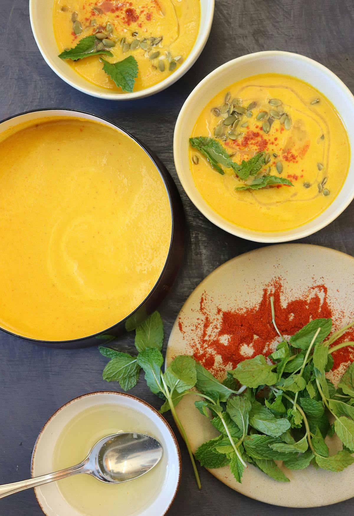 a bowl of food on a plate