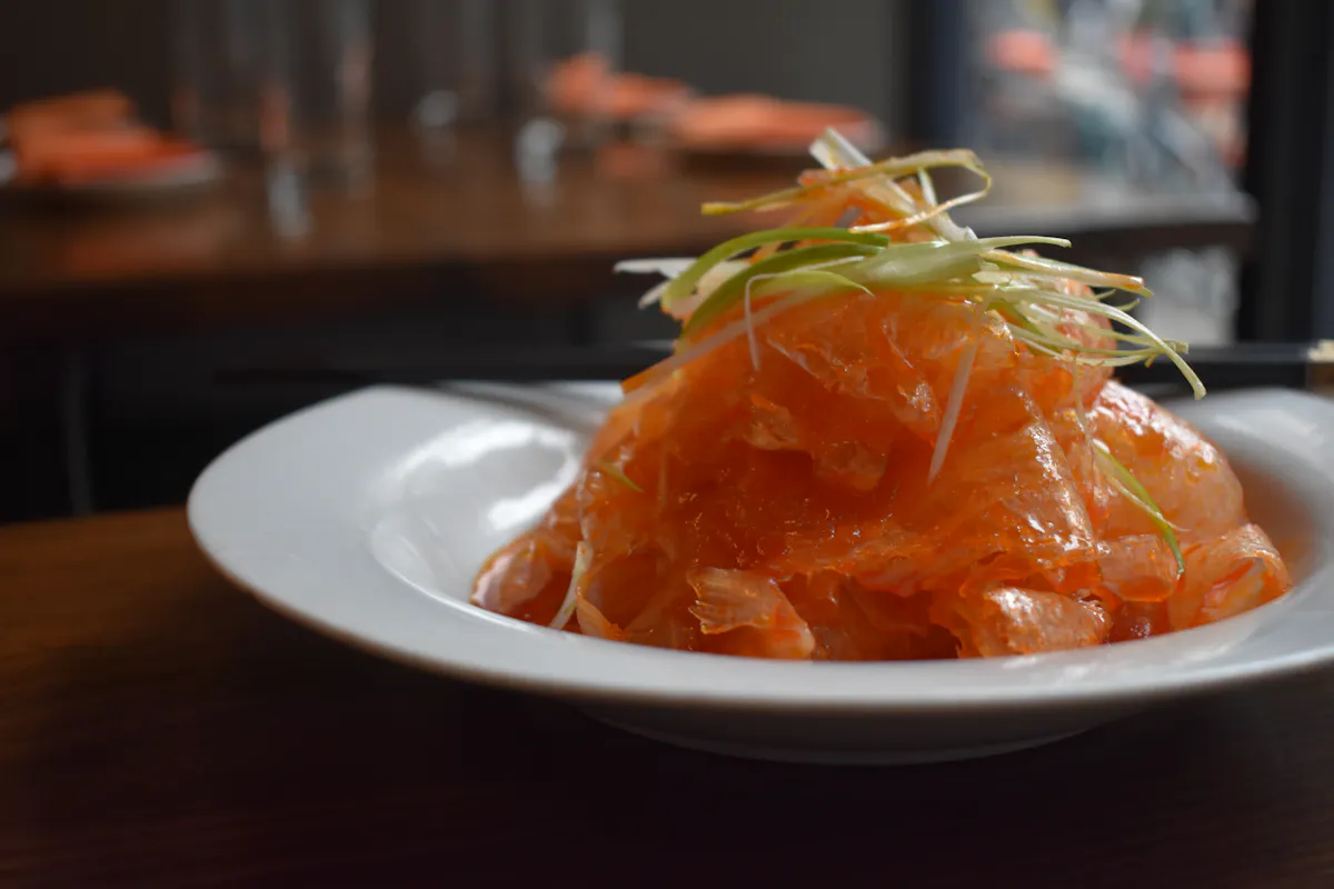 a bowl of food on a plate