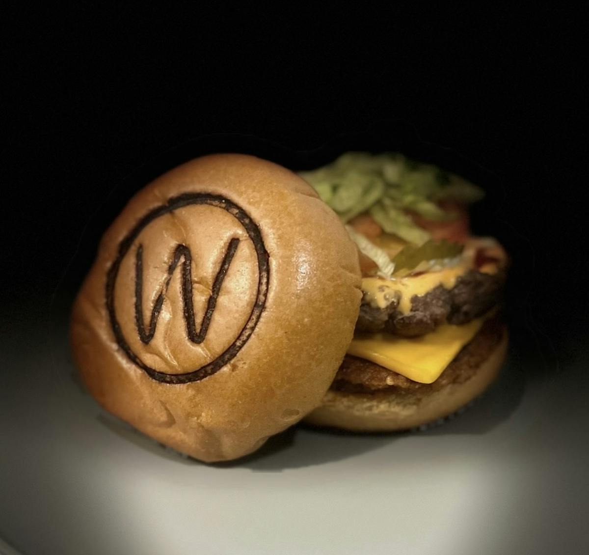 a sandwich sitting on top of a table