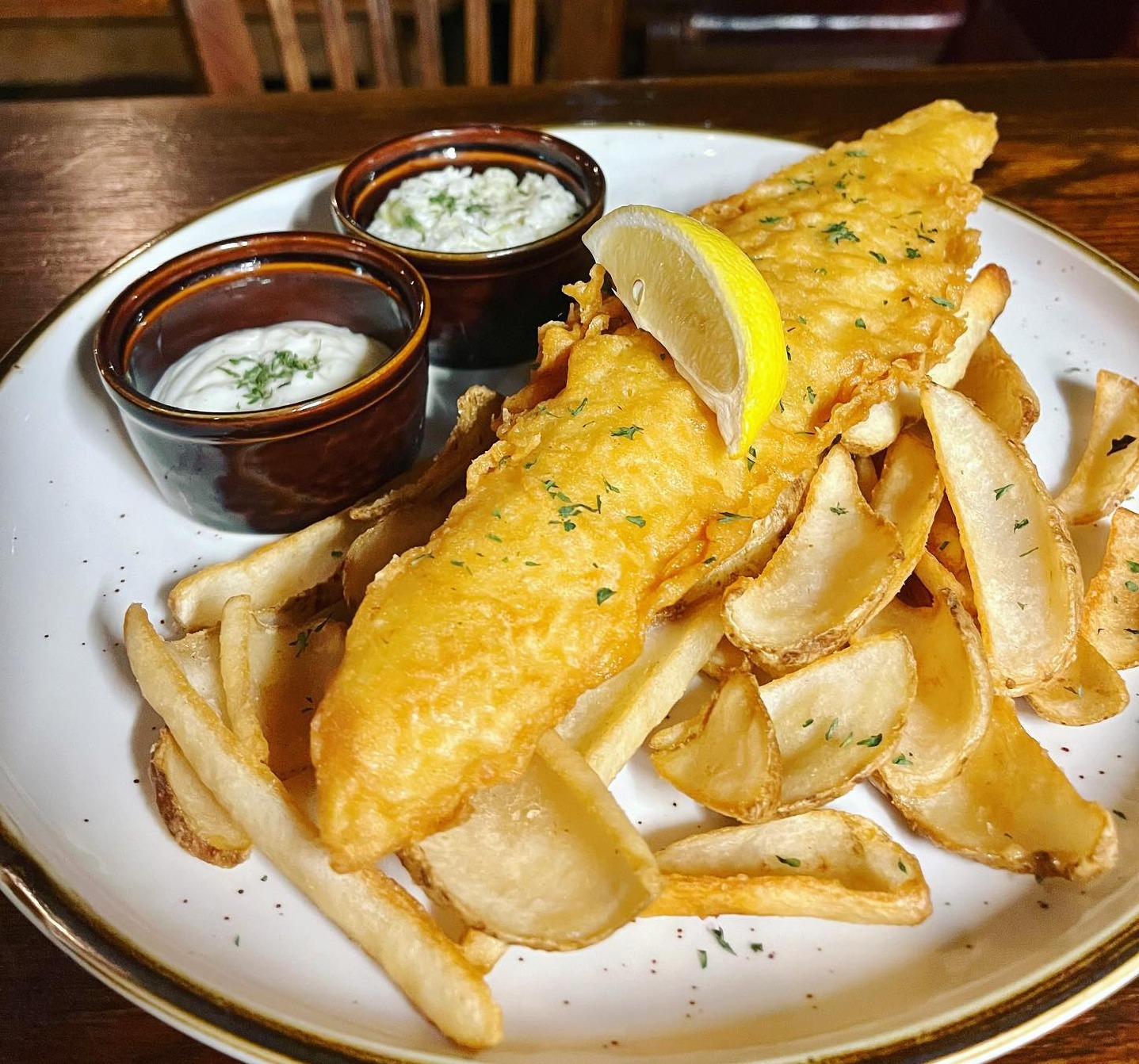a plate of food