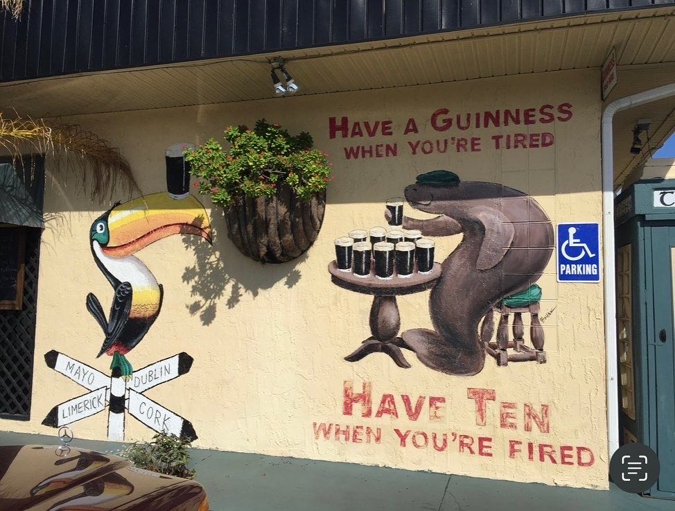 a sign on the side of a building