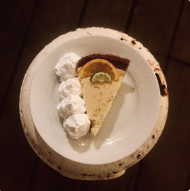 a half eaten banana on a plate