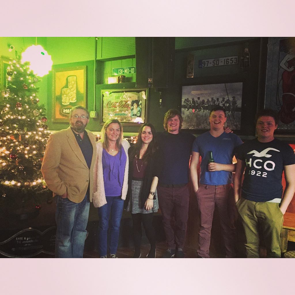 a group of people posing for a photo