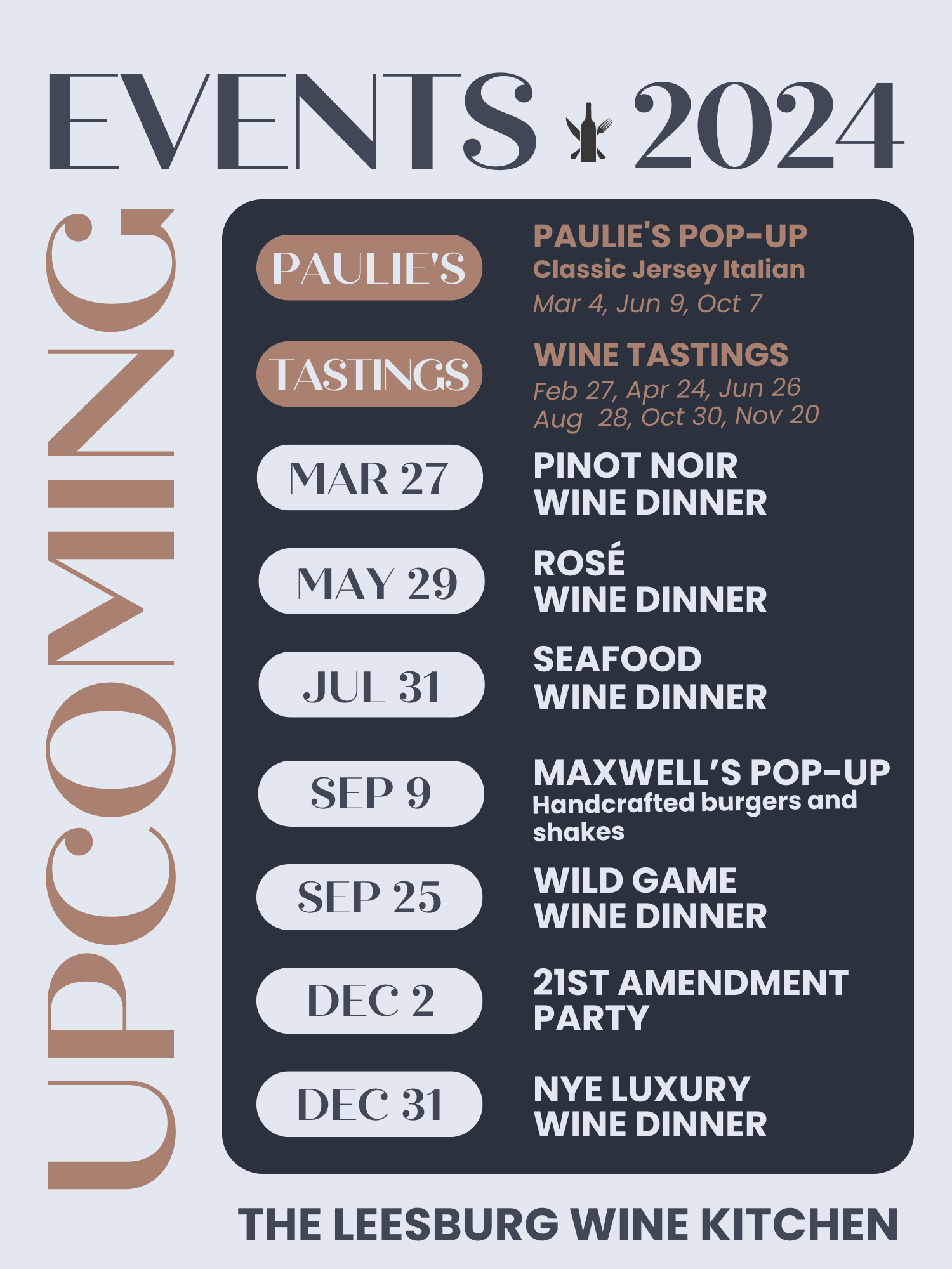 Leesburg Va Events At The Wine Kitchen   LBG Events 2024 2 