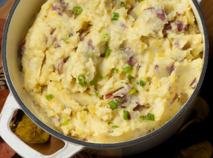 Garlic mashed potatoes