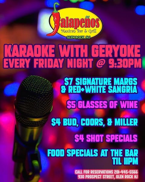 Karaoke Night Jalapeños Mexican Bar & Grill