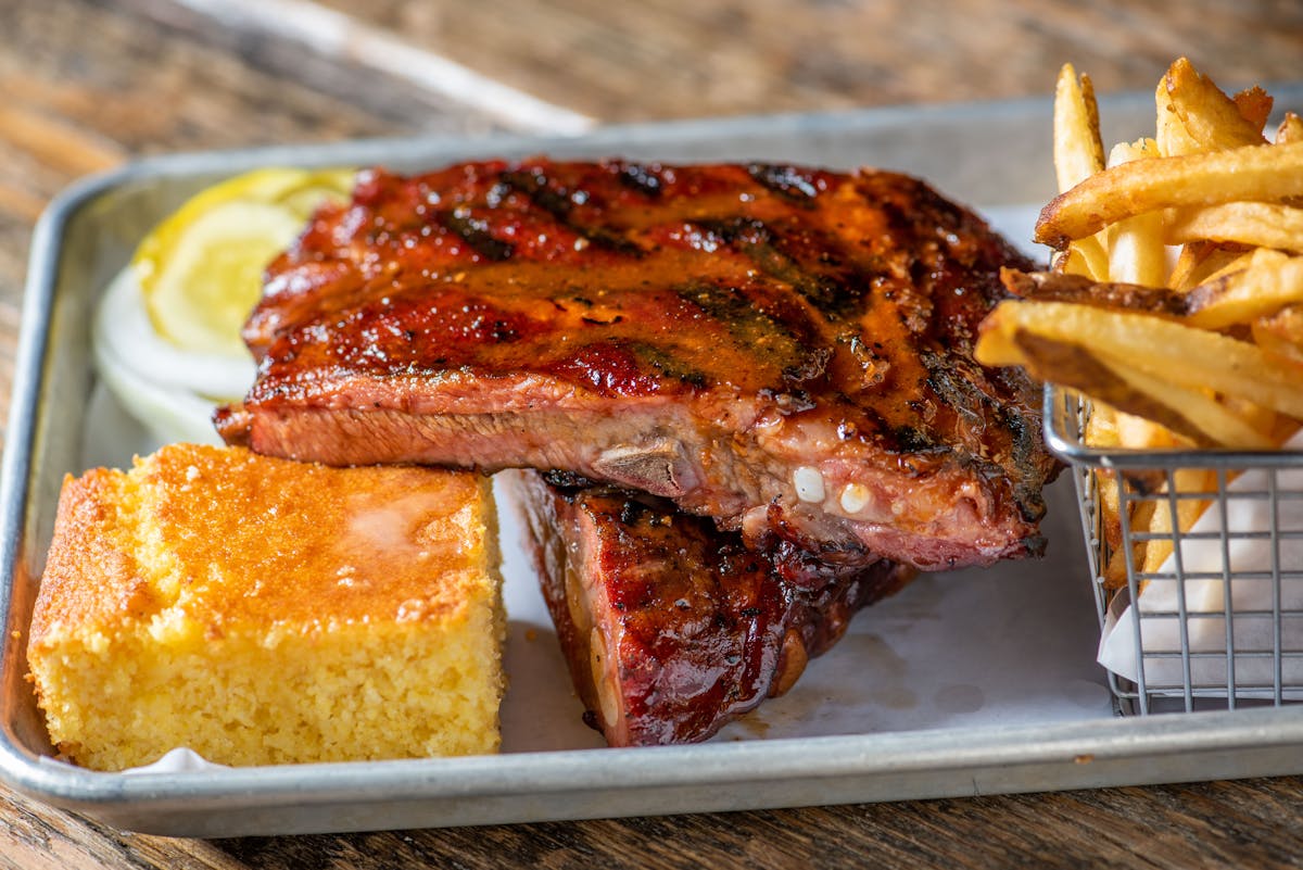 a plate of food