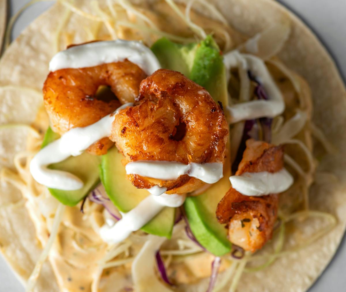 a close up of a plate of food