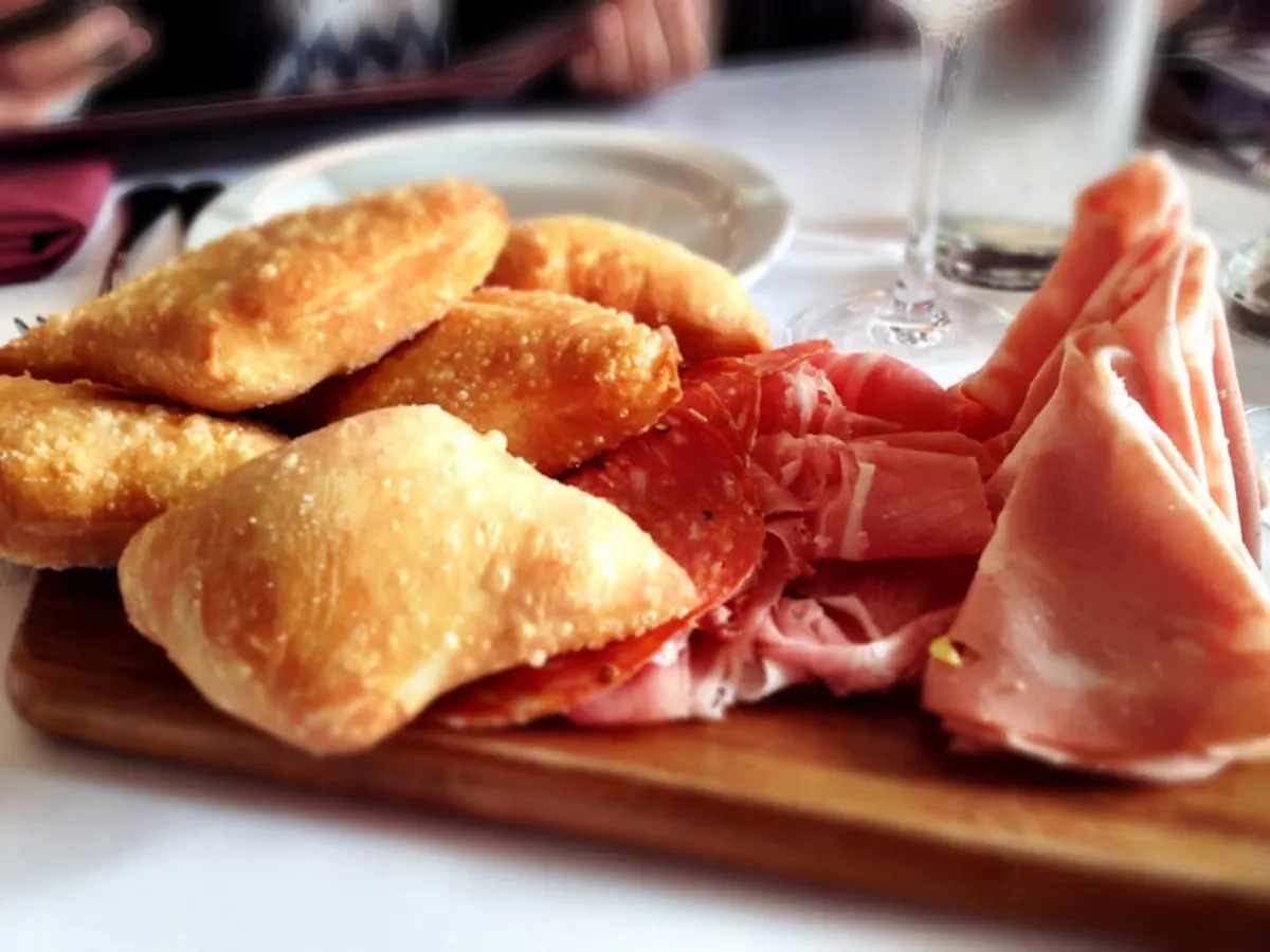 a plate of food on a table
