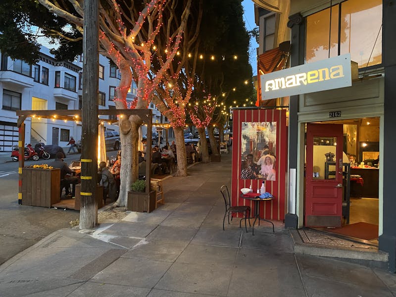Hours & Location Amarena Restaurant in San Francisco, CA