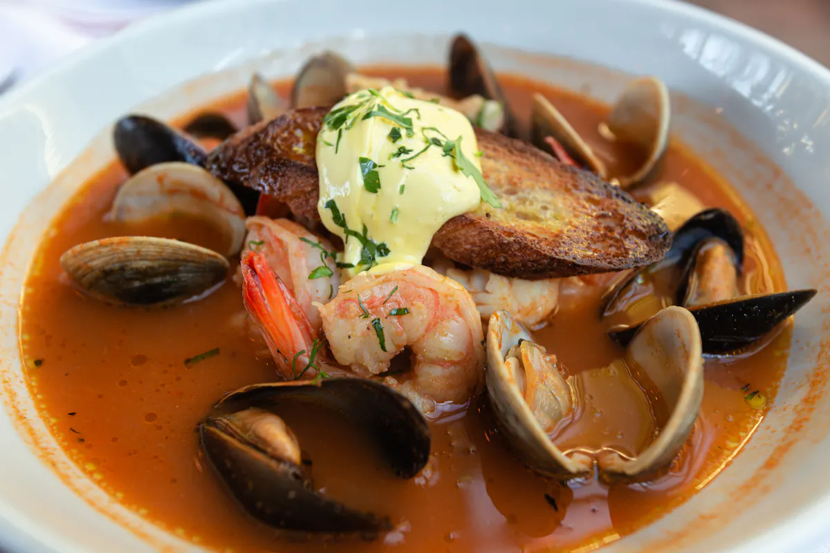 a plate of food with stew