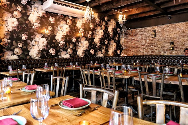 a dining table