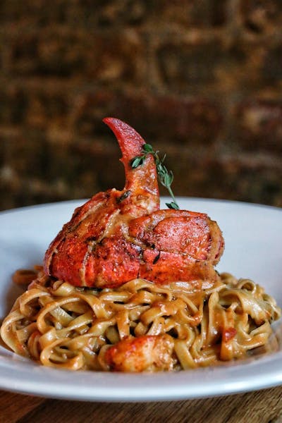 homemade lobster pasta