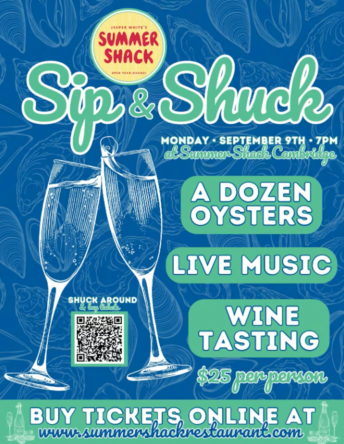 sip and shuck at summer shack