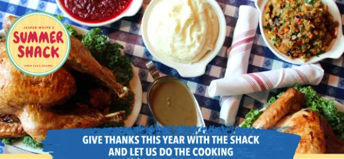 summer shack thanksgiving meal order today