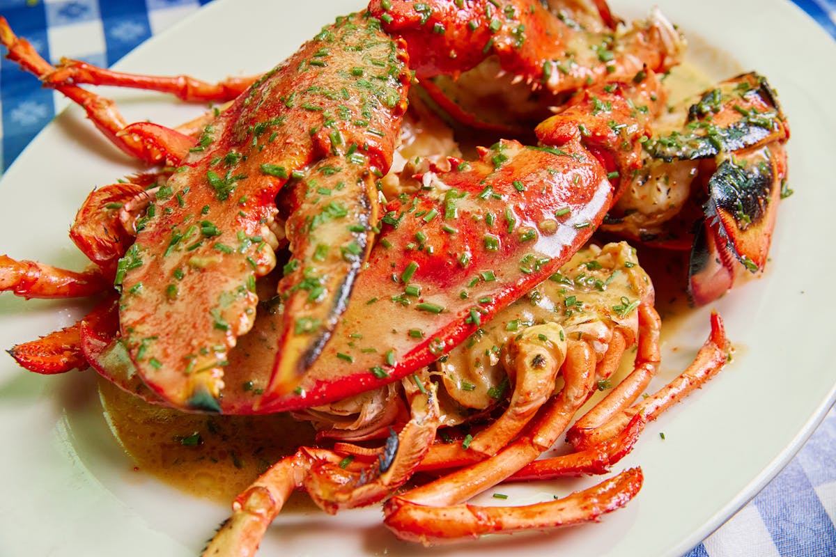 a crab on a table