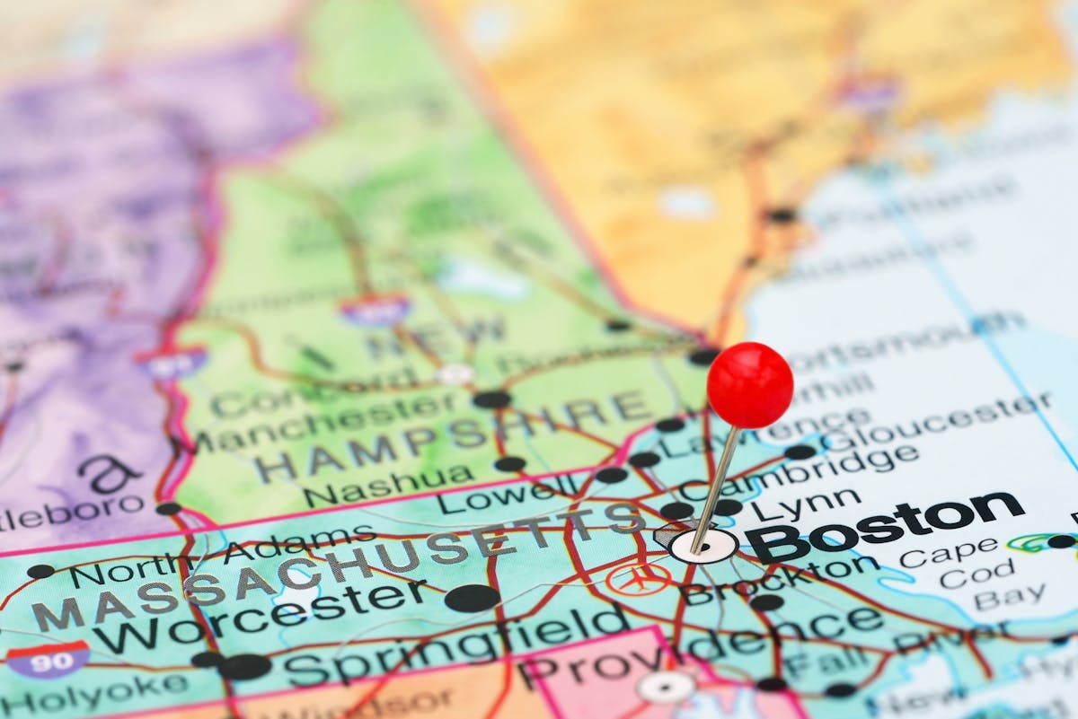 map of Boston