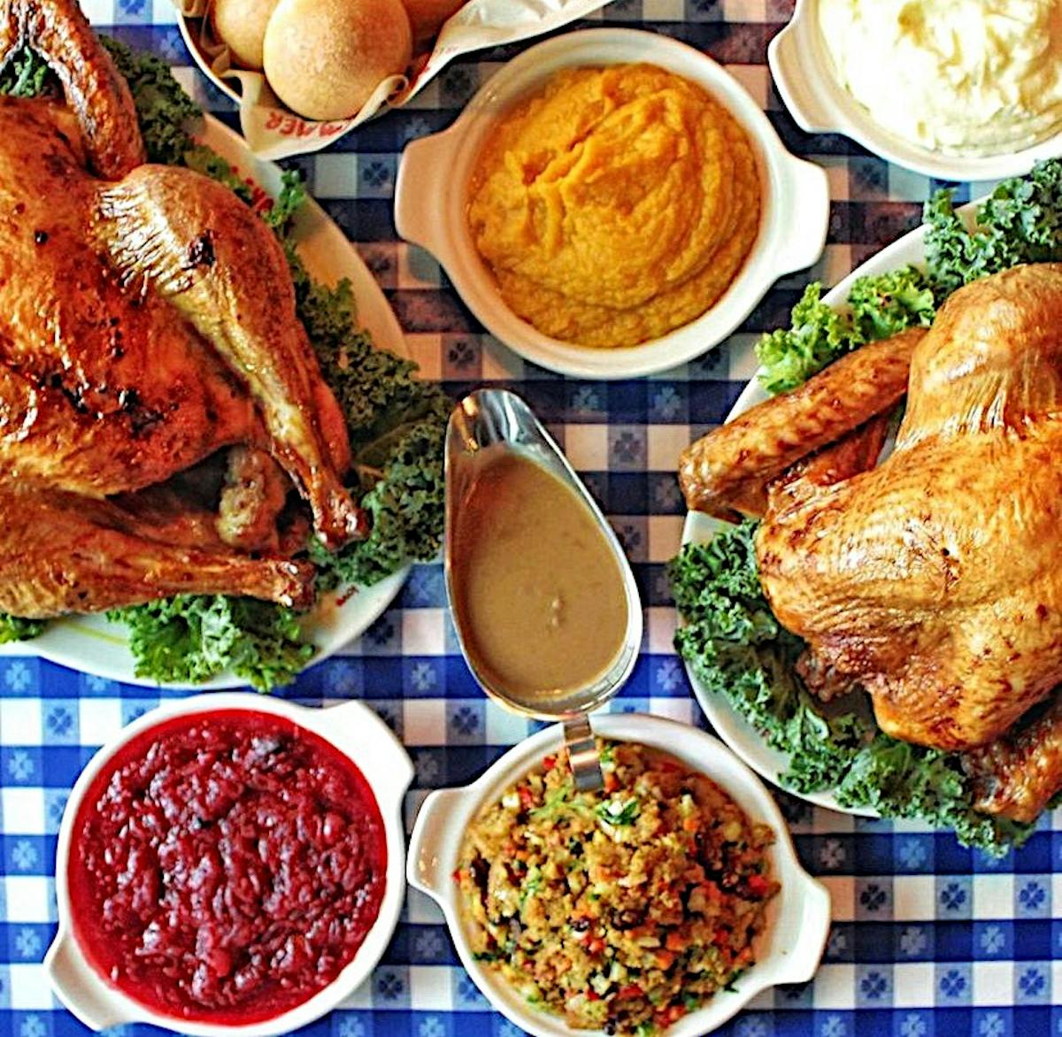 thanksgiving dinner provided by summer shack boston