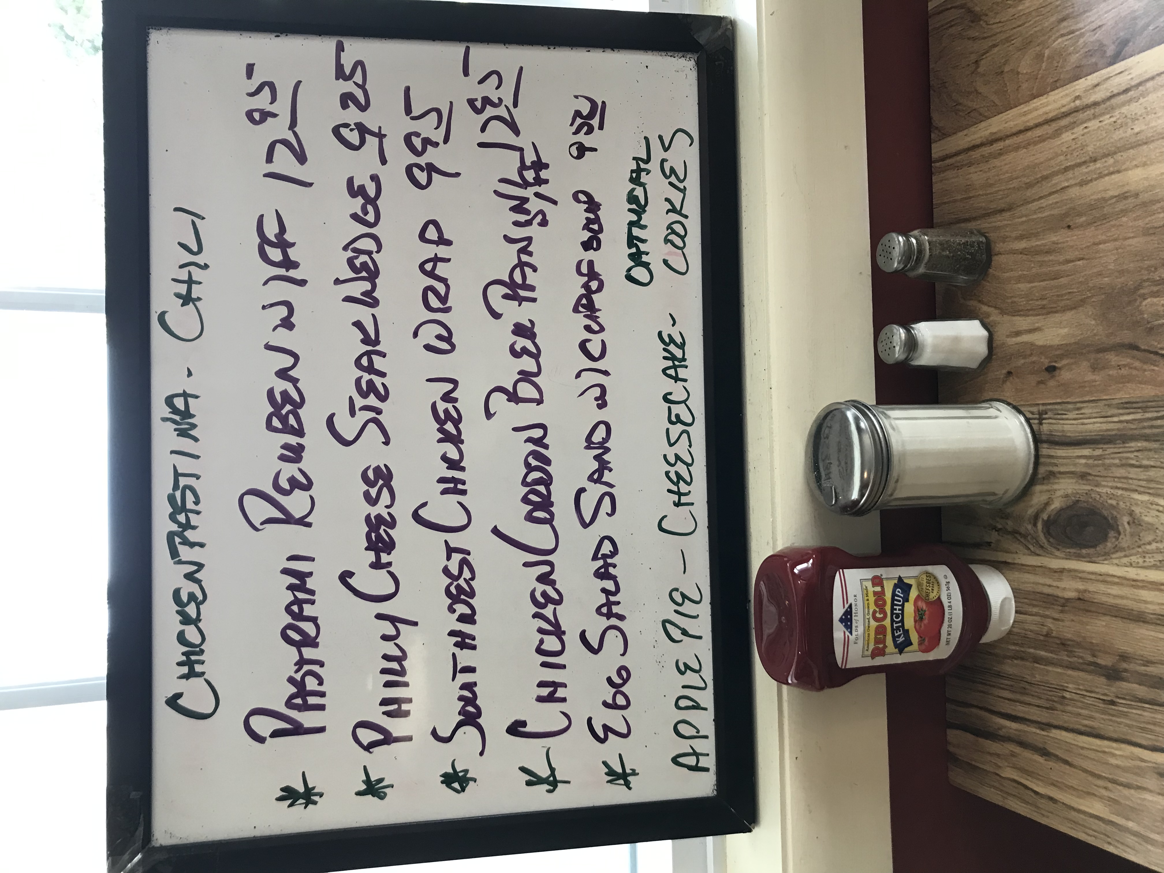 a sign on the side of a bottle