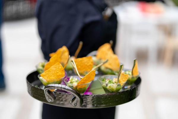 a bowl of food
