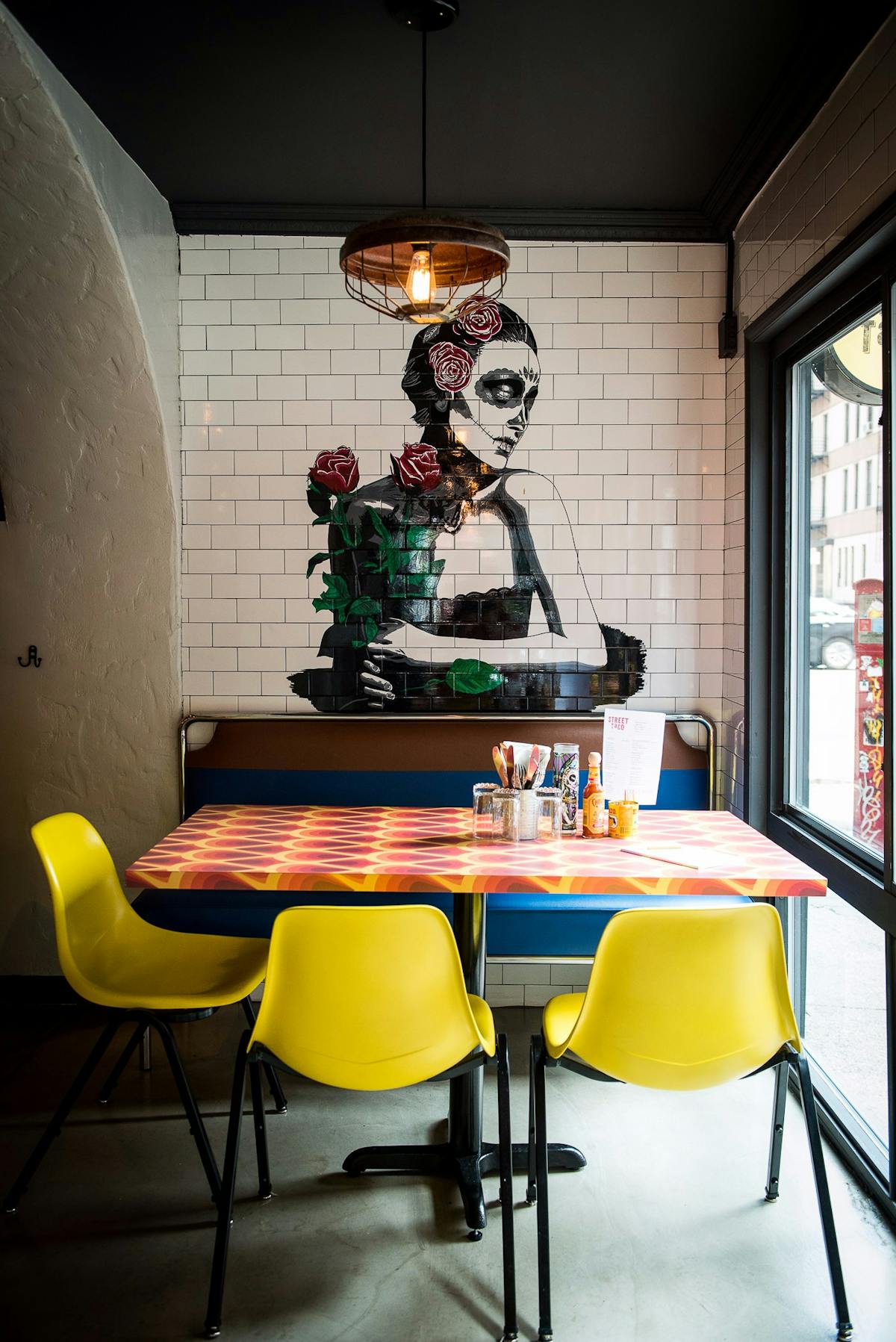 a dining table