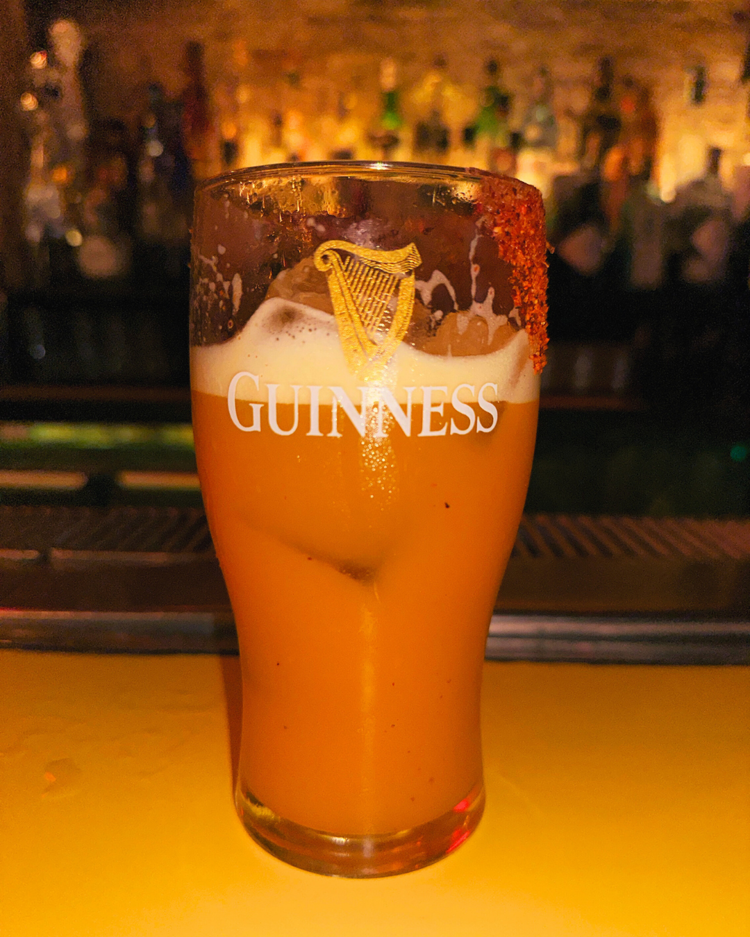 margarita in a guinness glass
