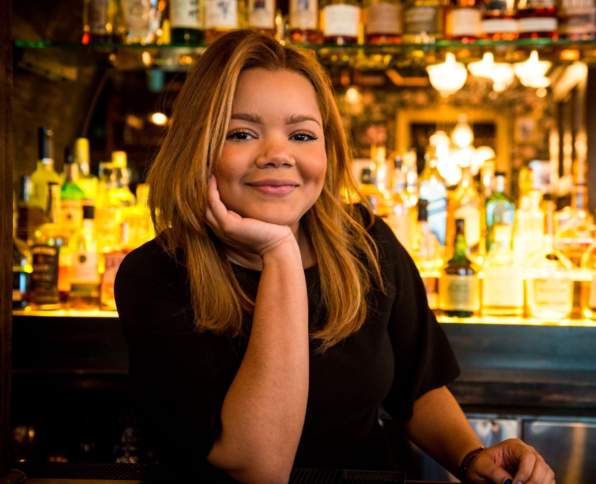 a person smiling
