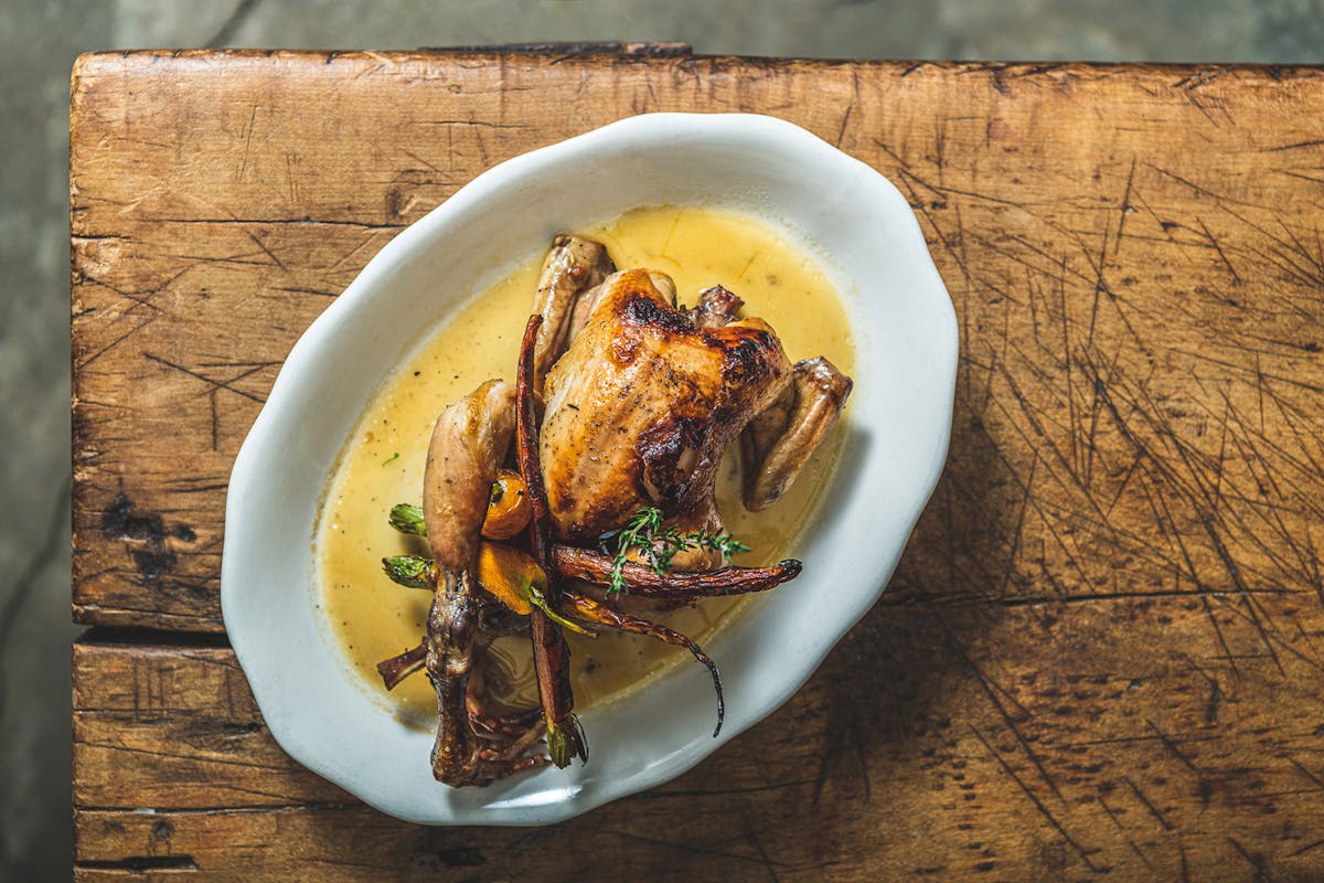 a bowl of food on a plate