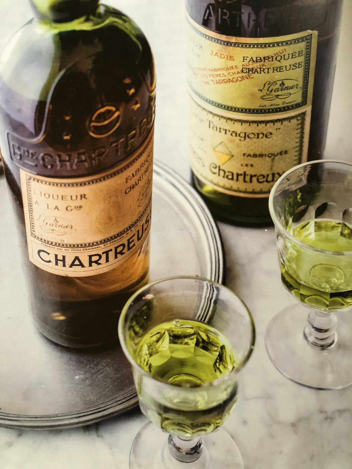 a bottle of chartreuse