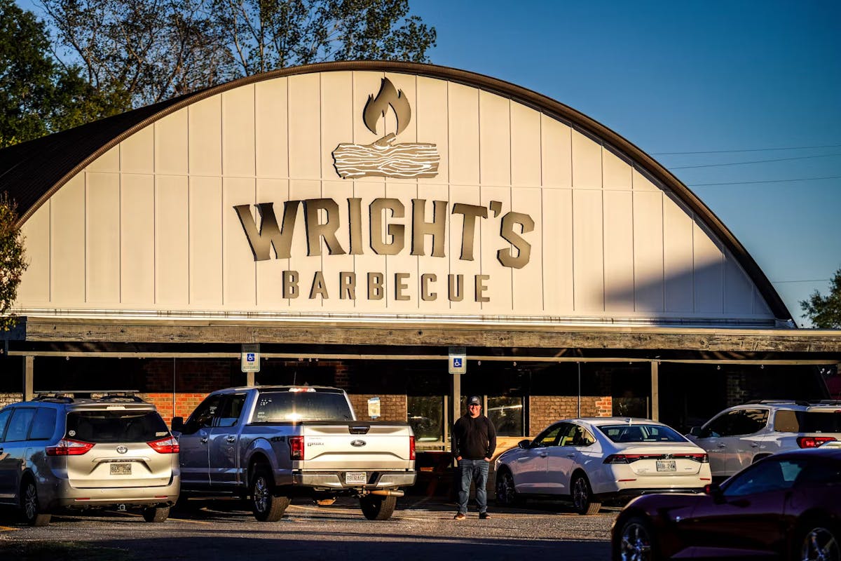 a car parked in front of a building