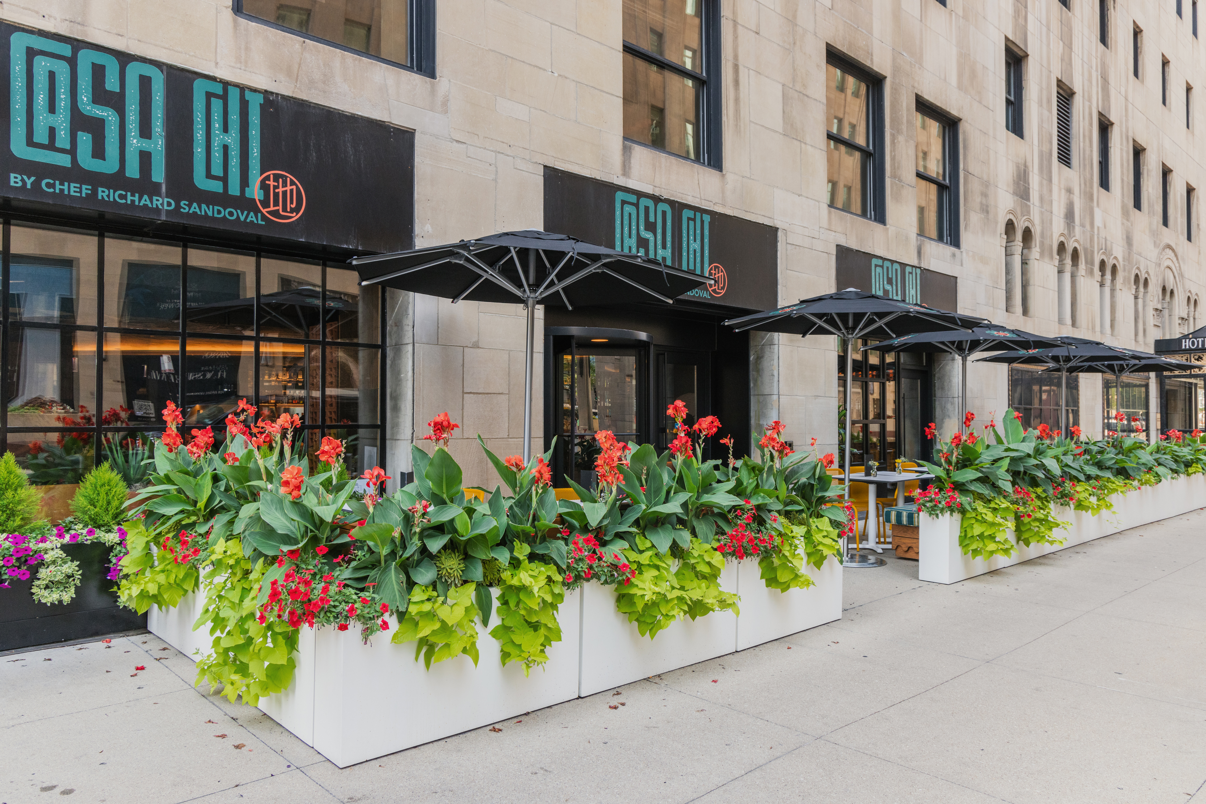 a sign on the side of a building