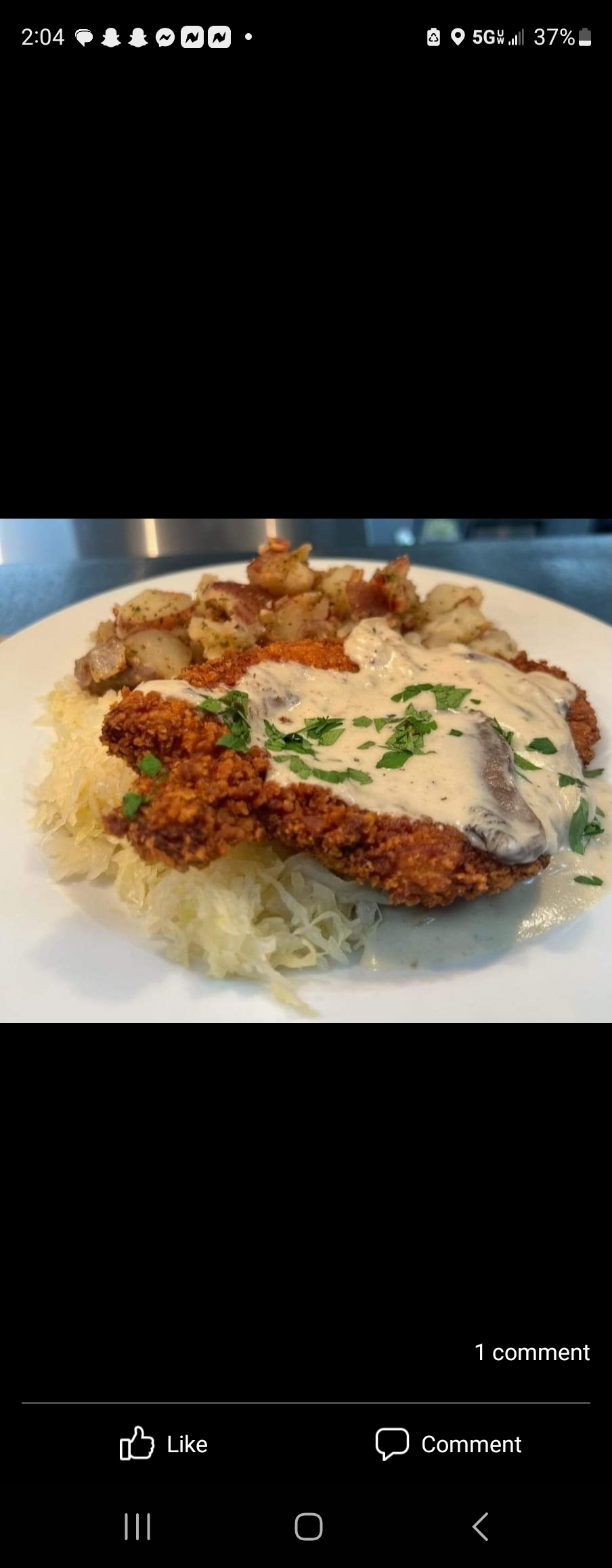 a plate of food