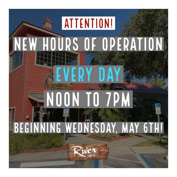 New Rivergrille Hours RiverGrille on the Tomoka A CajunInspired