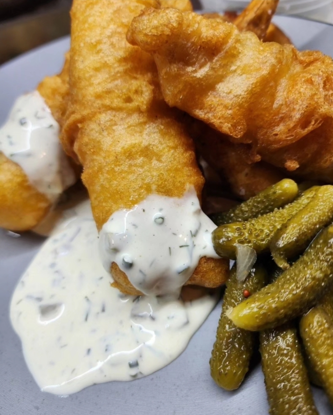 a plate of food