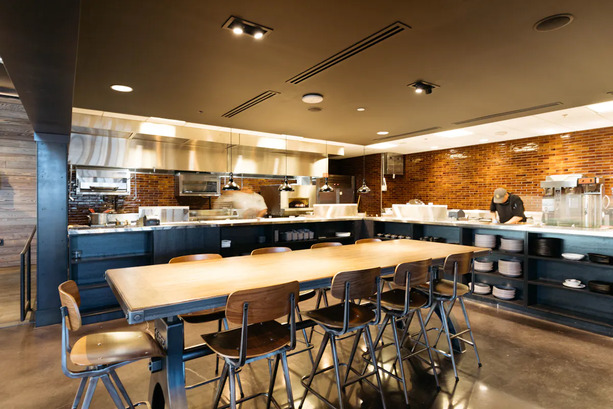 a dining room table